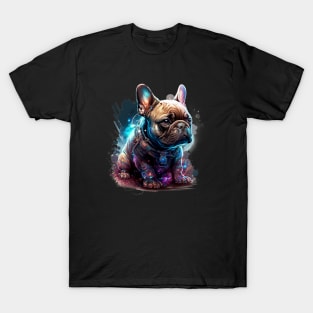 French Bulldog Puppy Frenchy doggy dog Sci-fi T-Shirt